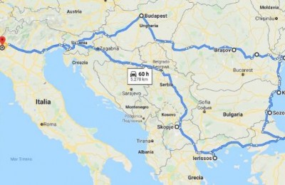 Tour del sud-est europeo in camper