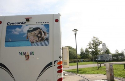 Stellplatz am bahnhof