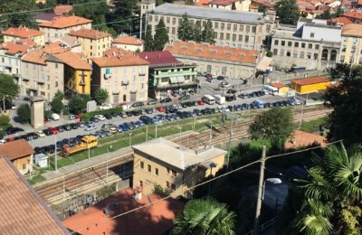 Parcheggio stazione di Bellano