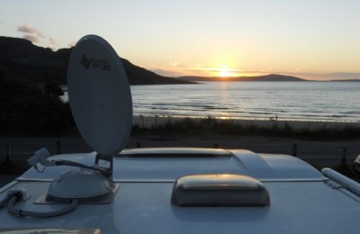 Parcheggio della spiaggia libera di Gruinard Bay