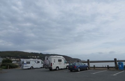 Parcheggio all'uscita del Porto di Fishguard