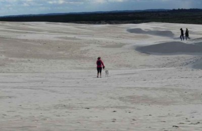 Parcheggio delle dune di sabbia