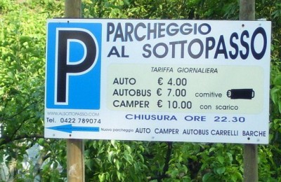 Area di sosta a Portegrandi