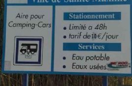 Aire de camping car Sainte-Maxime