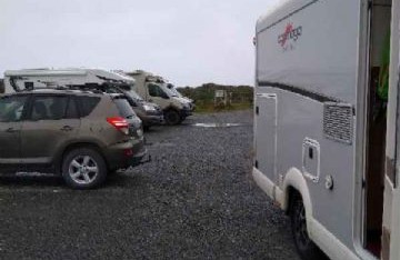 Parcheggio faro di Slettnes 