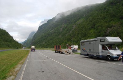 Area di sosta a Ornevegen - Geiranger Fjord
