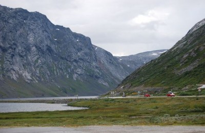 Area di sosta a Langvatnet - bivio strada 63 per Geiranger