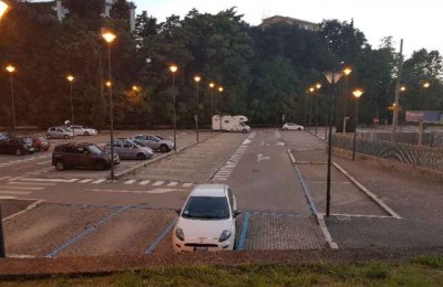 Area di sosta a Frascati