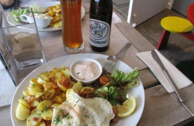 Parkplatz Friedrichskoog am Hafen