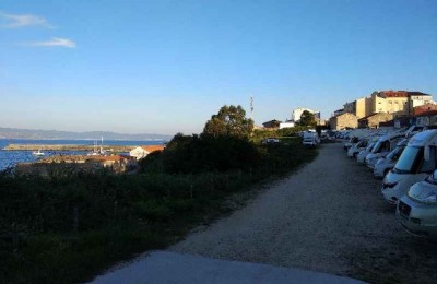 Área de estacionamento Autocaravanas