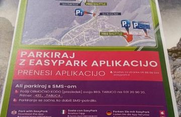 Parking camping-car