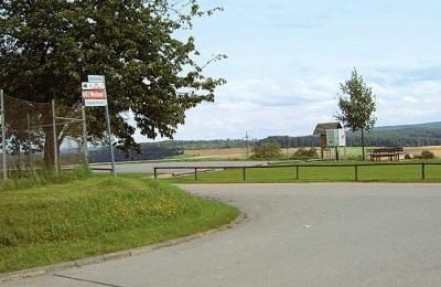 Reisemobilplatz am fest platz