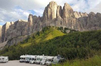 Parcheggio Passo Gardena