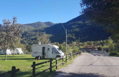 Area di sosta a Bobbio Pellice