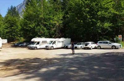 Parcheggio camper Lago di Tovel