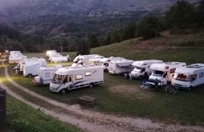 Area camper Lago del Laux