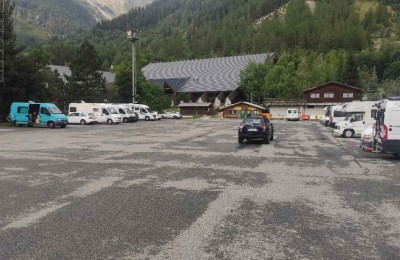 Parcheggio del centro sportivo