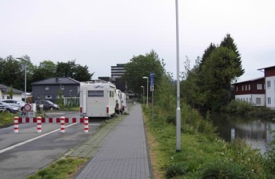 Reisemobilplatz am Freizeitbad