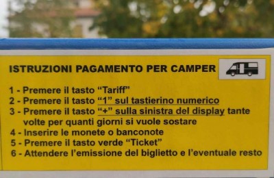 Parcheggio camper Ponzianina