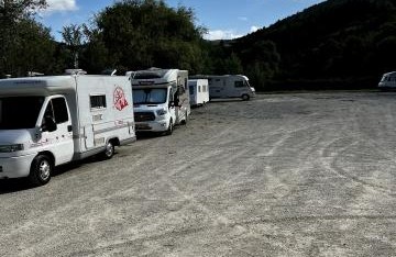 Aire de stationnement pour camping-car