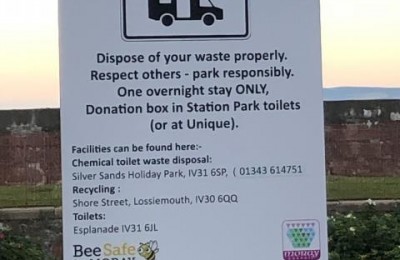 Lossiemouth station Car park