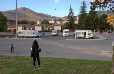 Aparcamiento de Autocaravanas