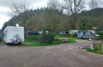 Busses Camping am Moslepark in Freiburg