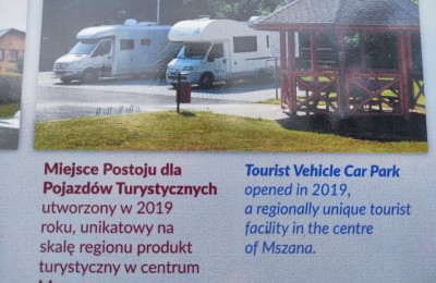 Camper parking comunale Mszana