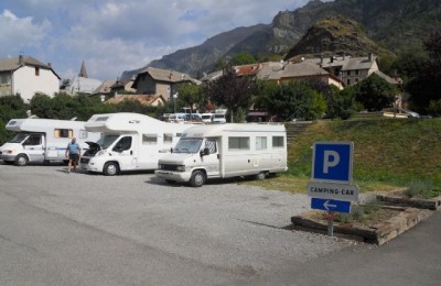 Area di sosta a Le Lauzet Ubaye