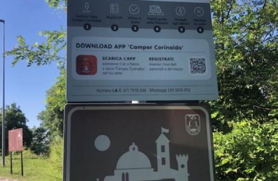 Area sosta Corinaldo
