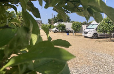 Cala camping area camper