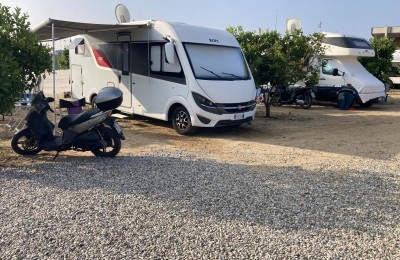 Cala camping area camper