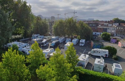 Camp in Brussells