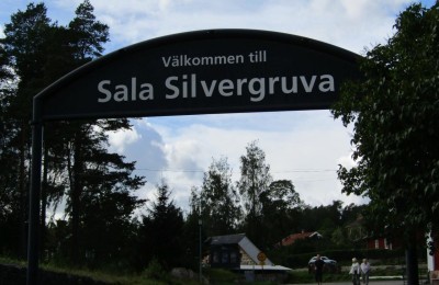 Sala Silvergruva Parkeringplads