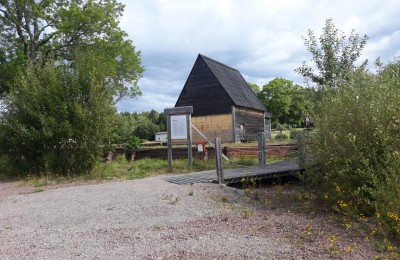 Sodra Rada Gamla Timmerkyrka Parkeringplats
