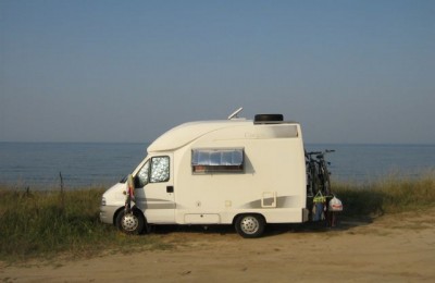Piccola altura sterrata sul Mar Nero