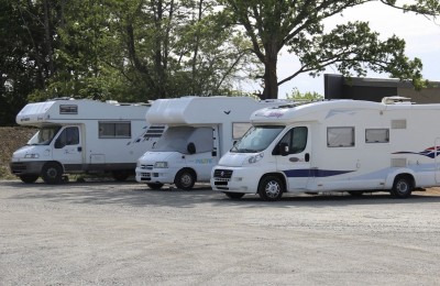 Aire de camping-cars de la brique