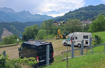 Area sosta camper Presolana