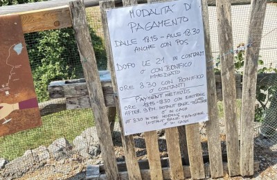 Area sosta lago di Tenno