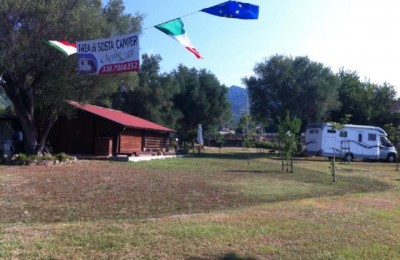 Area sosta camper Cilento Mare