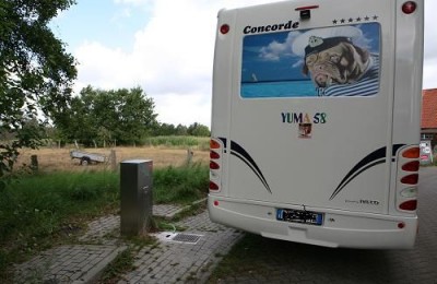 Wohnmobilstellplatz am elbe