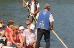 Parcheggio per gite sul fiume Dunajec