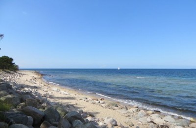 Parcheggio della spiaggia a est di Hornbæk