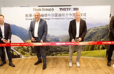 Thetford e Thule RV Products avviano una partnership di distribuzione sul mercato cinese dei veicoli ricreazionali.