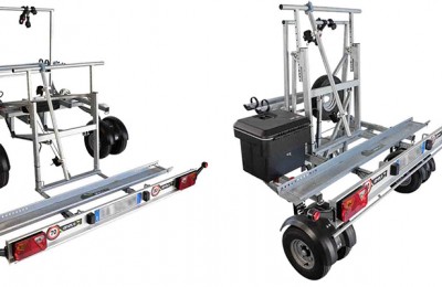 Amplo A-Free: the compact motorbike carrier designed for motorhomes