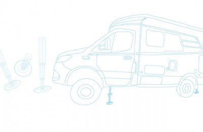 AMPLO 4×4: il sistema italiano per livellare i camper off-road