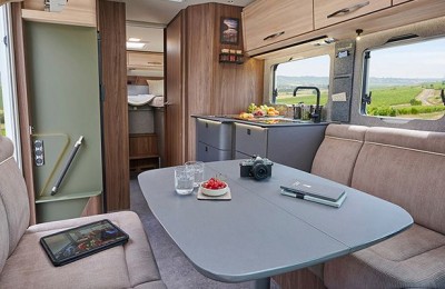 Nuovo design dell'arredo per gli Eura Mobil Profila T