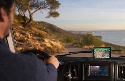 In camper con Garmin
