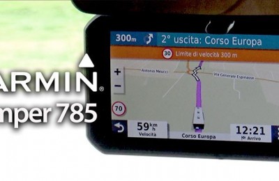 Video Accessori: Garmin 785, navigatore per camper con dash cam integrata