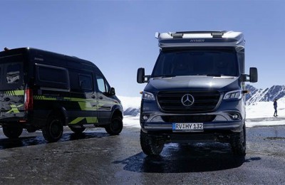 Hymer presenta i modelli CrossOver Edition 4x4